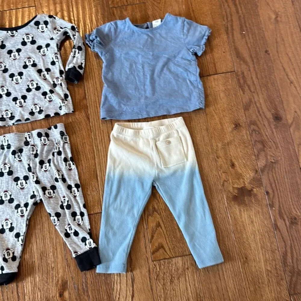 Toddler girl 12-18 months bundle Zara H&M mini mouse